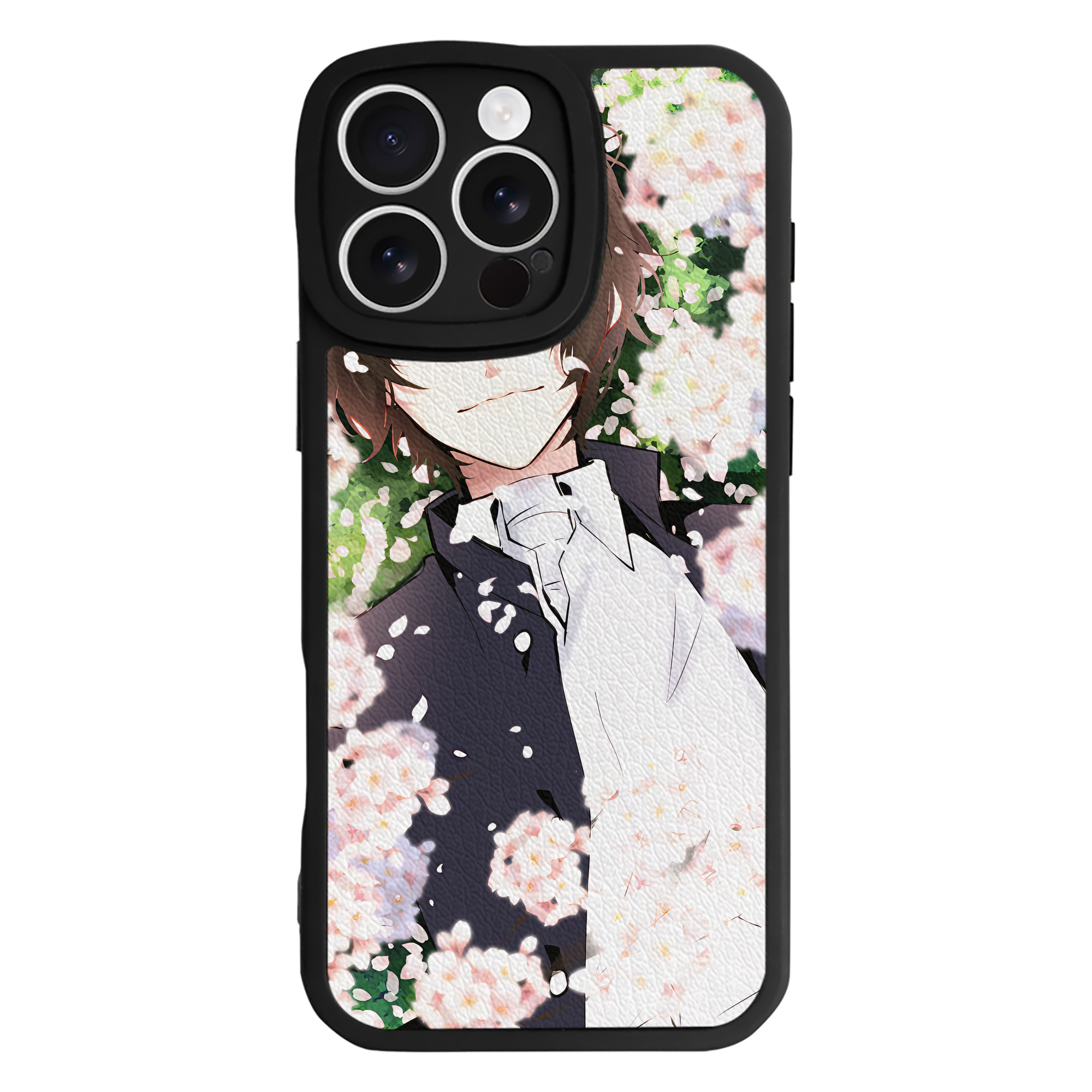 （画像用） 文豪ストレイドッグス Bungo Stray Dogs 【iPhone 16シリーズ対応】シリコンスマホケース（レザー調） 材質：シリコン